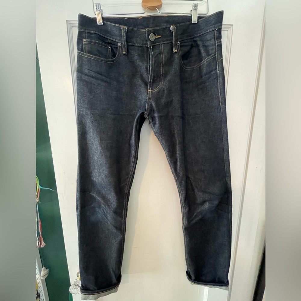 3Sixteen ST-100x. Gently worn. Slight fading around knees and honeycombing.